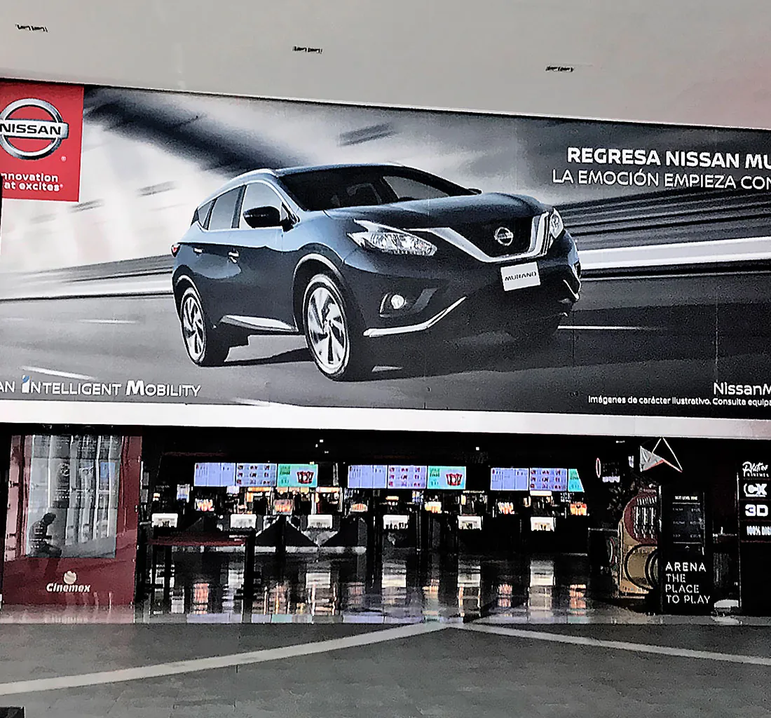Publicidad en centros comerciales en Boom Growth Partner